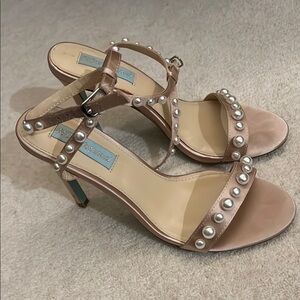 Betsy Johnson Klara Elegant Pearl-Studded Heels